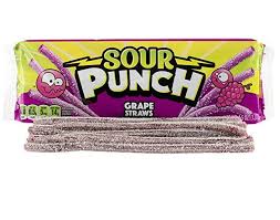 Sour Straws - Grape